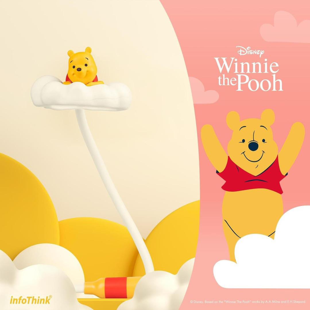 台灣 Infothink 小熊維尼系列 USB充電飄飄雲LED燈