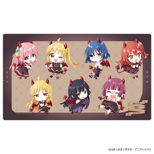 [預訂] カーテン魂 桌墊 7月份  ぼっち・ざ・ろっく!  悪魔/イラスト なもり