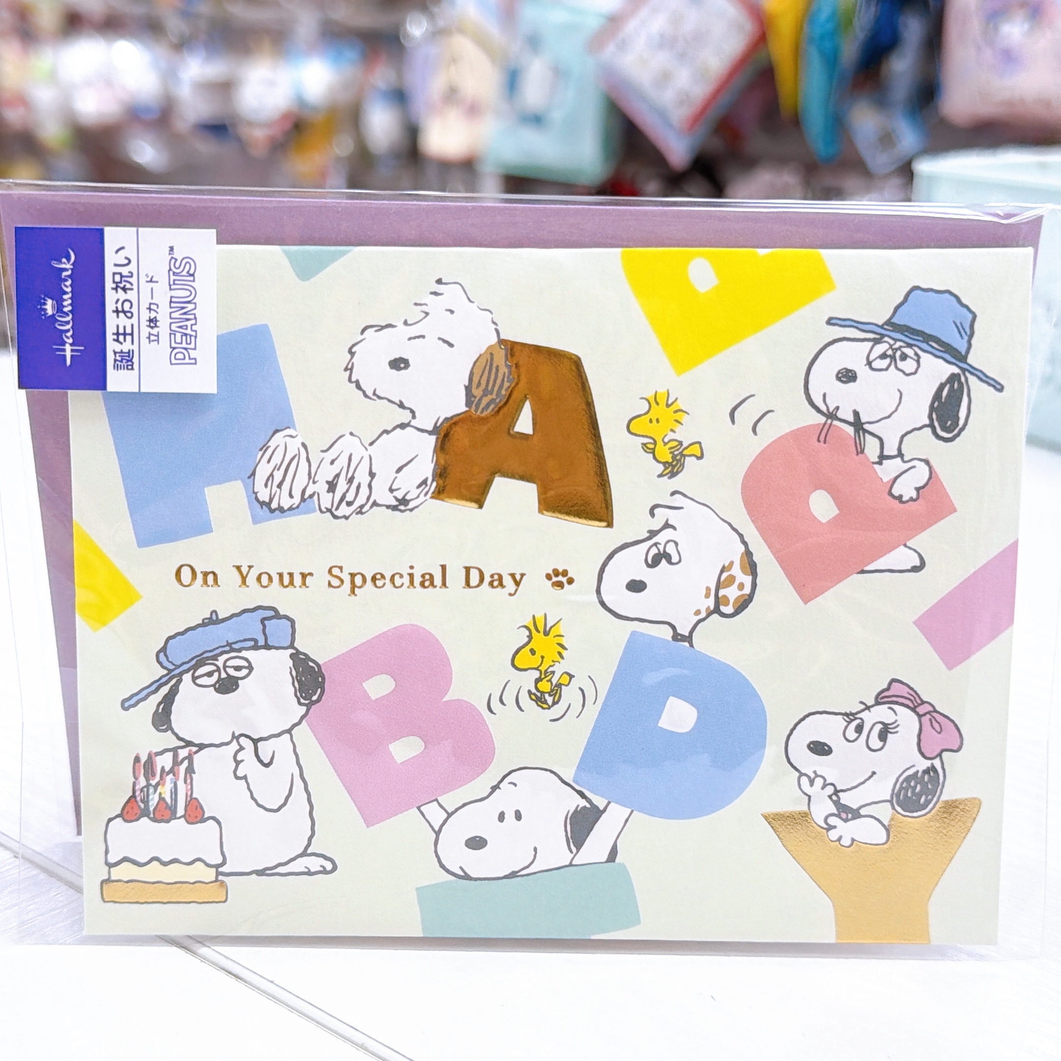 日本直送迪士尼/Snoopy生日卡