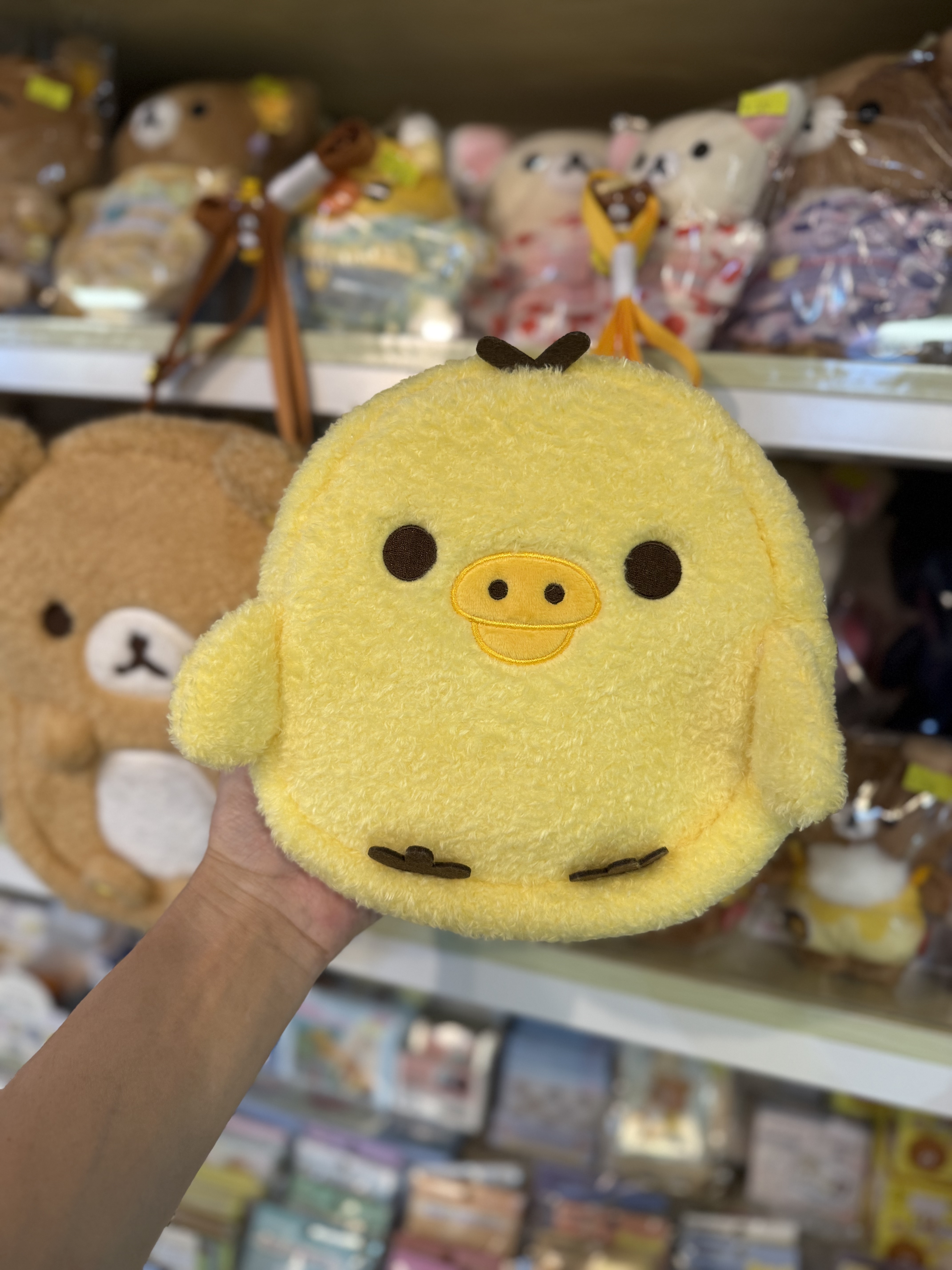 《現貨》全新Rilakkuma毛毛斜孭袋