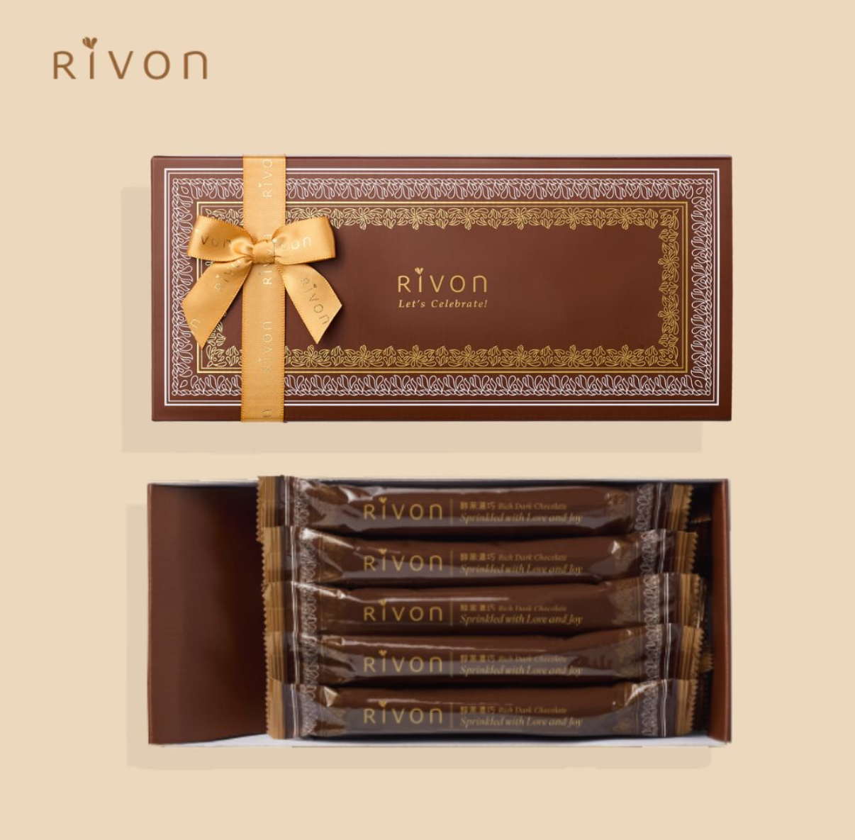現貨現貨 RIVON  法式手作2.5雪茄卷特濃巧克力 /牛油味 法式手作2.5雪茄卷10入/20入禮合