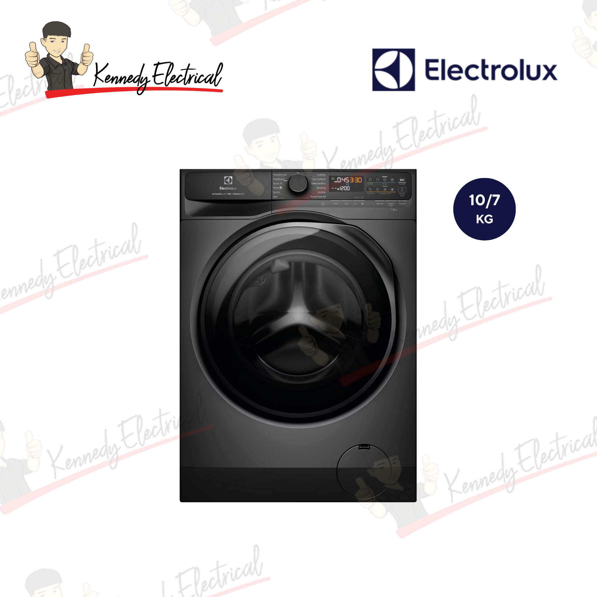 Electrolux 10kg/7kg UltimateCare 700 Front Load Washer Dryer (EWW1043R7SC)