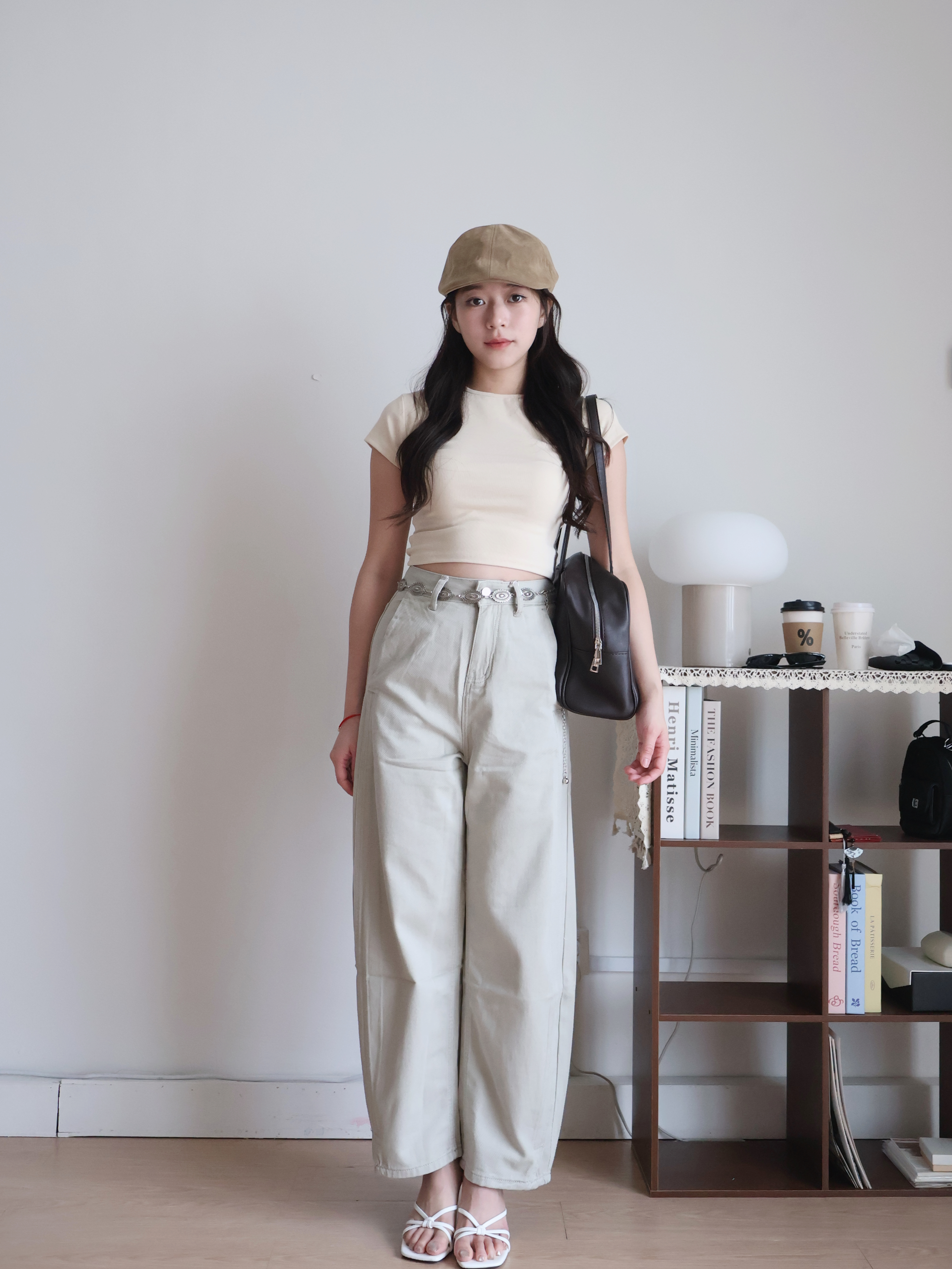 Kyle Cropped Top | Cream