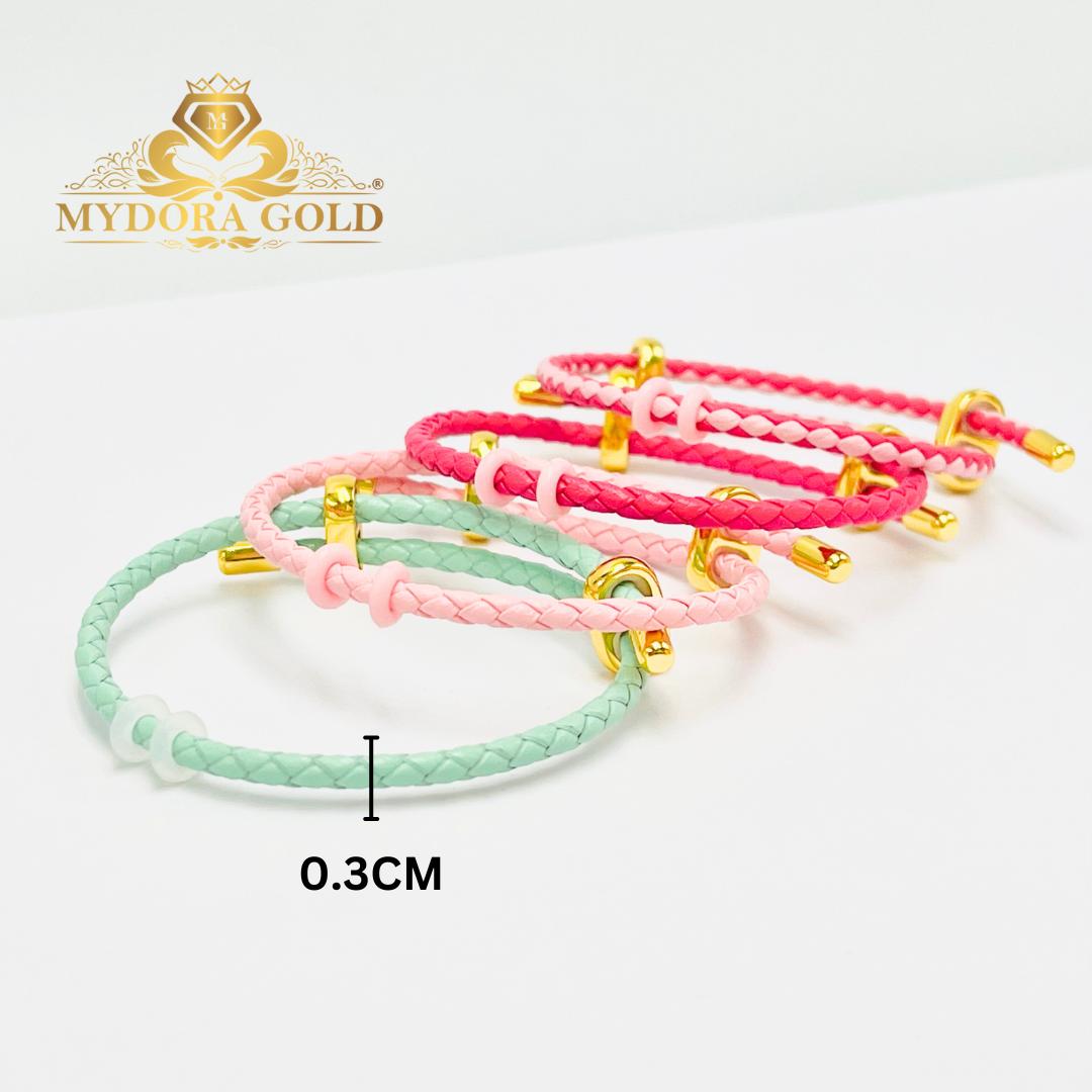 MYDORA Adjustable Leather Bracelet