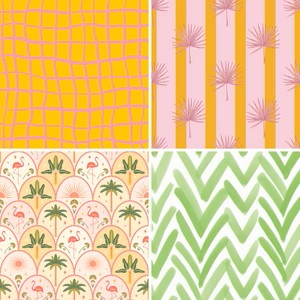 Reusable Bee Wax Wraps (The Kitchen Collection Pack - 4 Pack (S.M.L.XL)