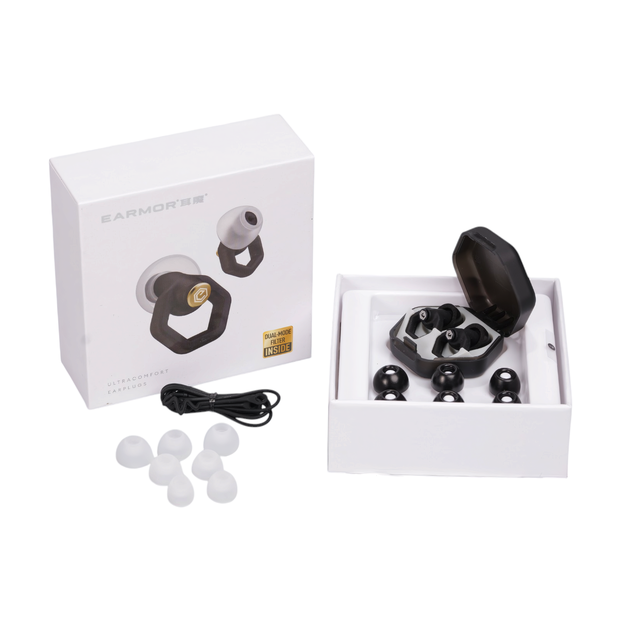 EARMOR E10 PRO Electronic Hearing Protector, Black