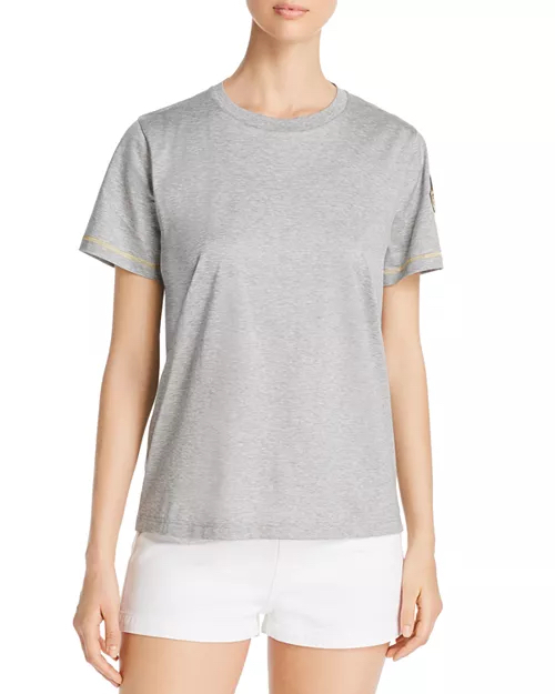Moncler 極罕金色logo tee