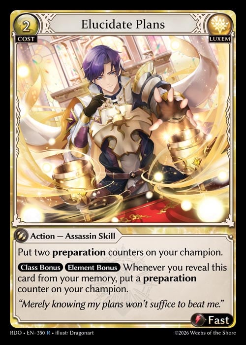 Elucidate Plans / RDO-350 (R)