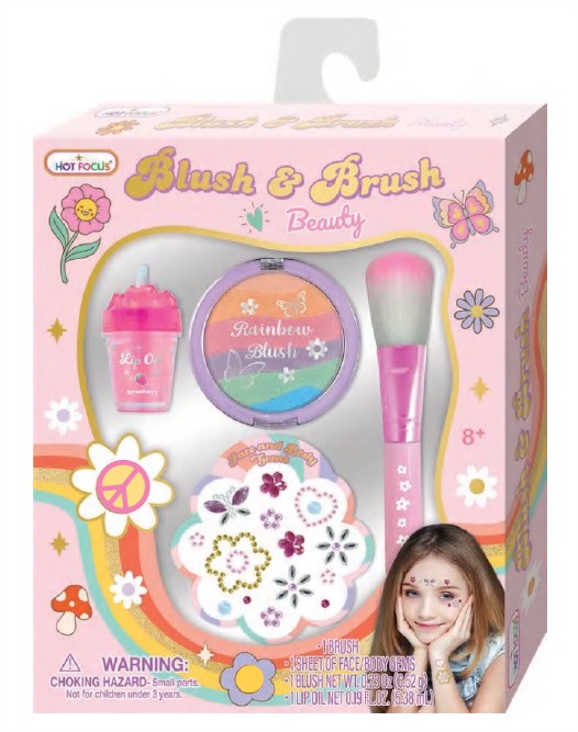 美國品牌 HOT FOCUS 彩妝系列 - Blush & Brush Beauty, Tie Dye Butterfly