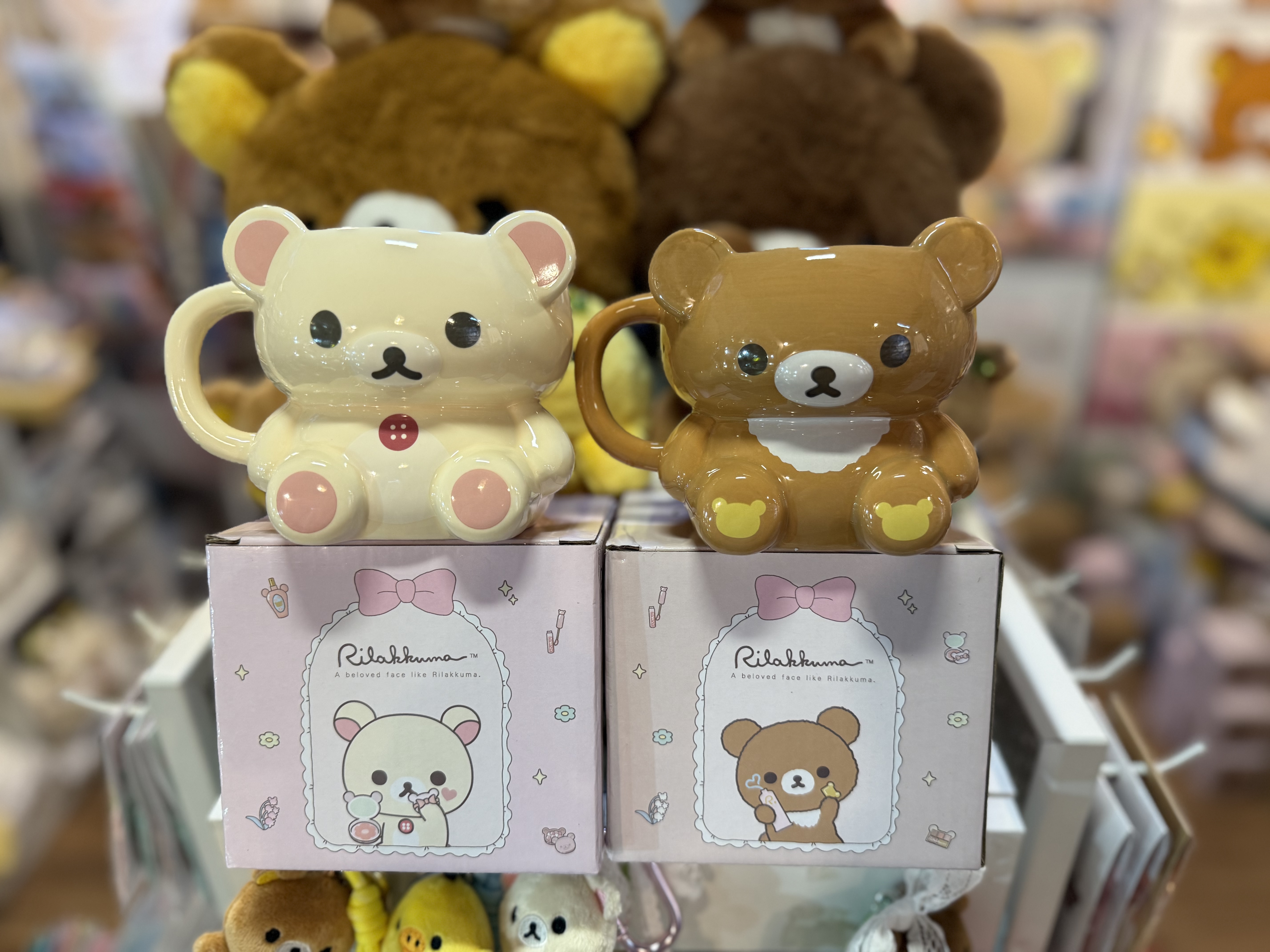 《現貨》全新RILAKKUMA化妝派對系列有耳陶瓷杯