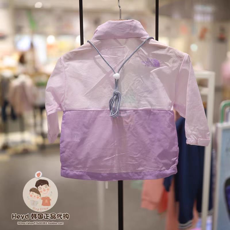 0632 親子❤️TNF夏季連帽薄防曬外套+斜孭袋 兩件套