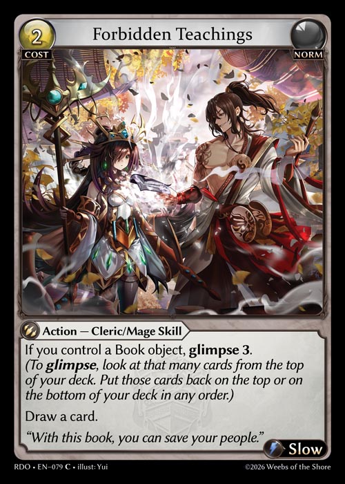 Forbidden Teachings / RDO-079 (C)