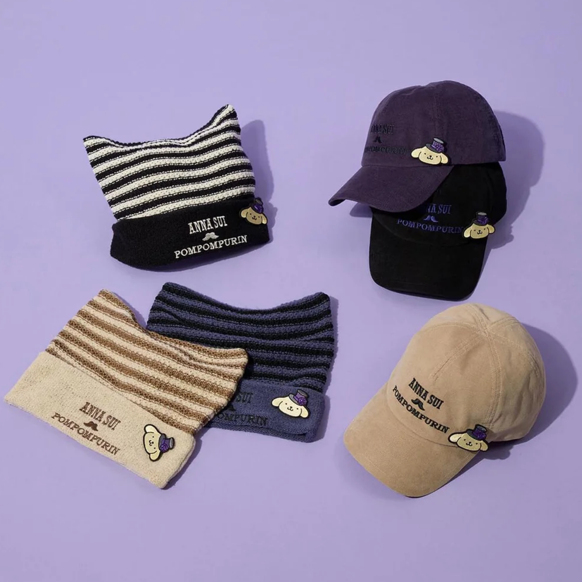 日本預訂📍日本Anna Sui x 布甸狗得意系列 - 冷帽/Cap帽 不包郵