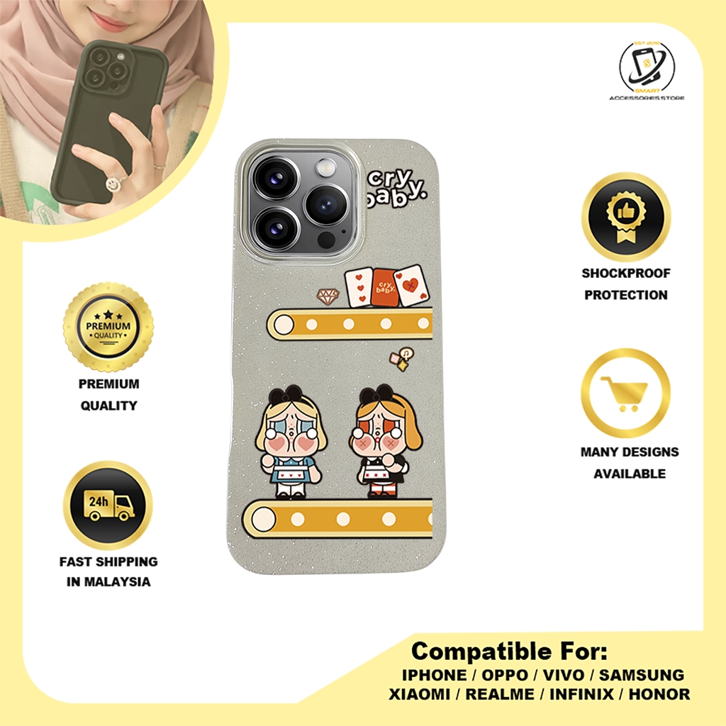 BLING CASE PHONE FOR IPHONE - DESIGN CRYBABY D