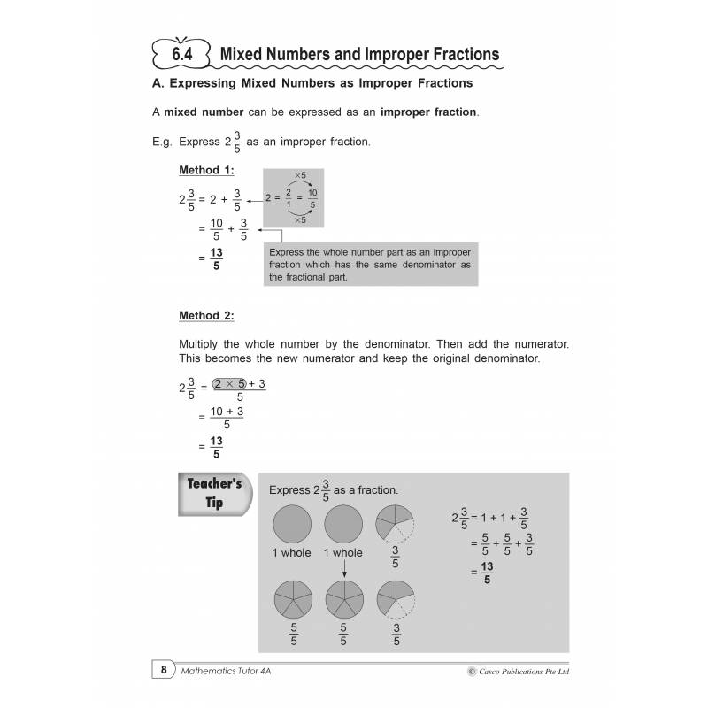 Primary Maths Tutor 4A Volume 2 - 2nd Edition