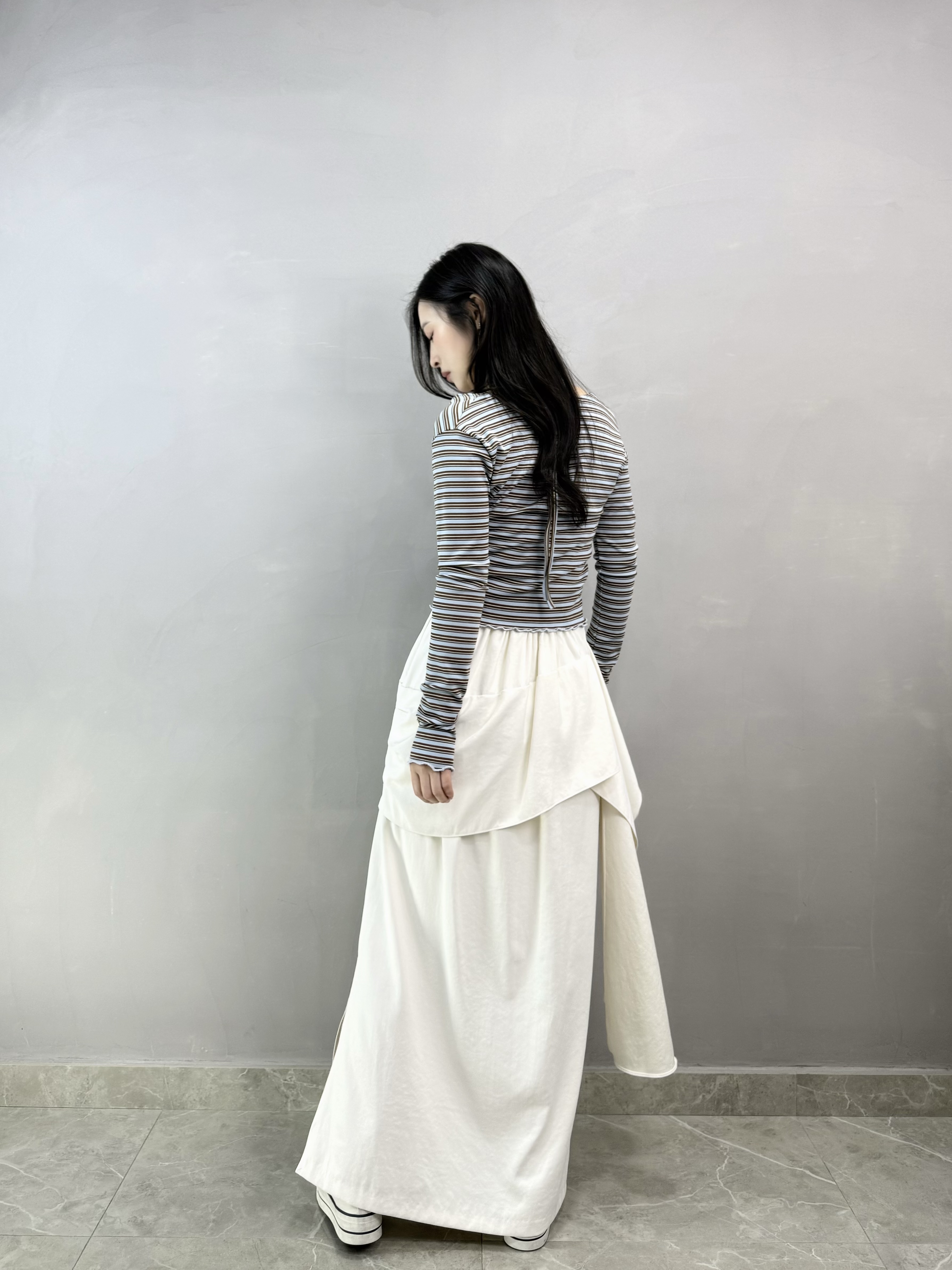 L76 橫間吊帶+外套Set