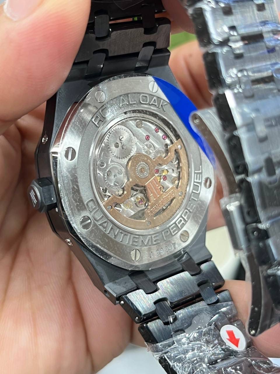 🚀爱彼黑陶瓷26579真月相 皇家橡树/41mm*10.5mm/5134一体机💯