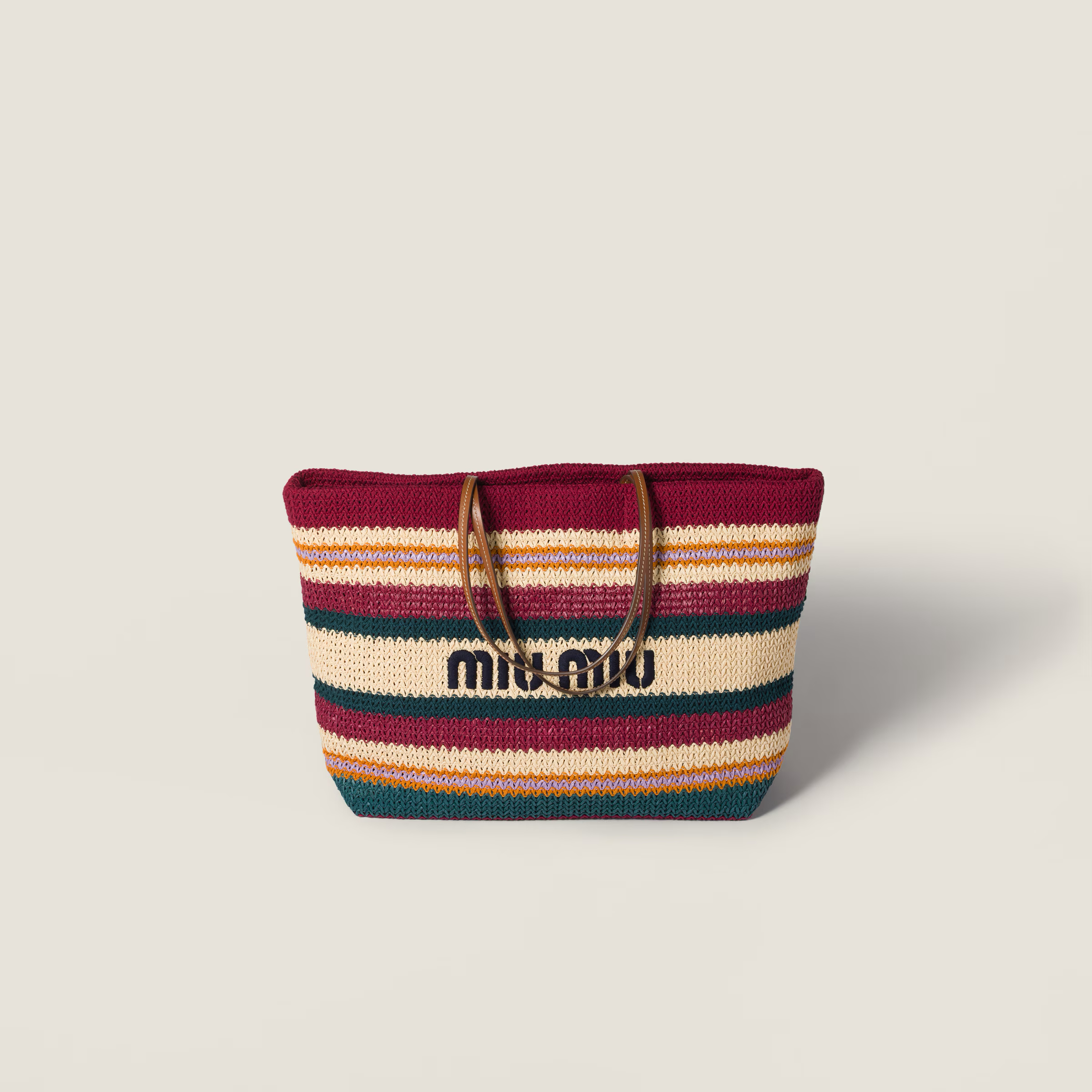 限時精選折扣✨訂貨🍒MiuMiu Woven Tote Bag  Size 34x40x16cm
