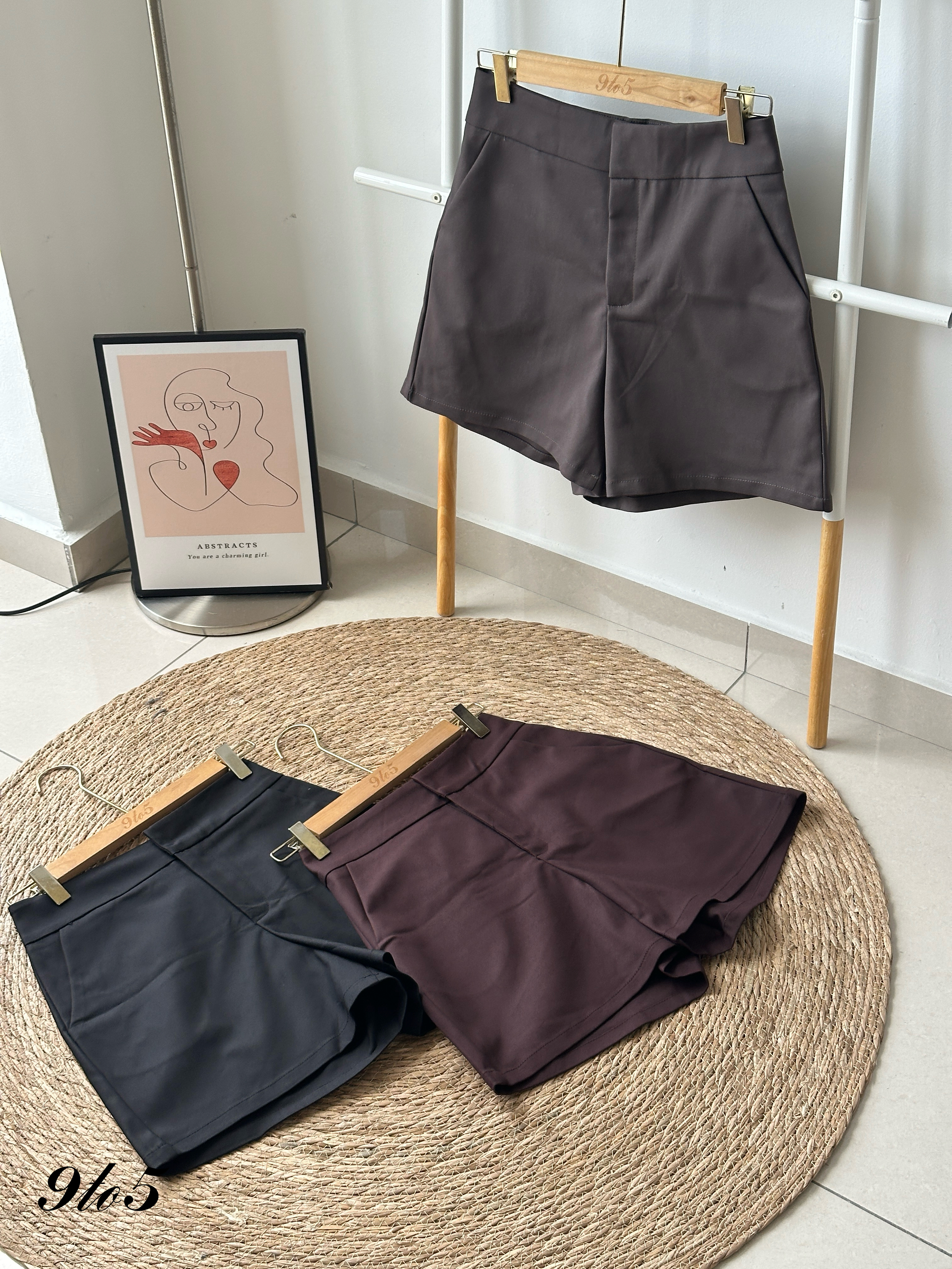 S1855 A Line Short Pants - 3 Colors 