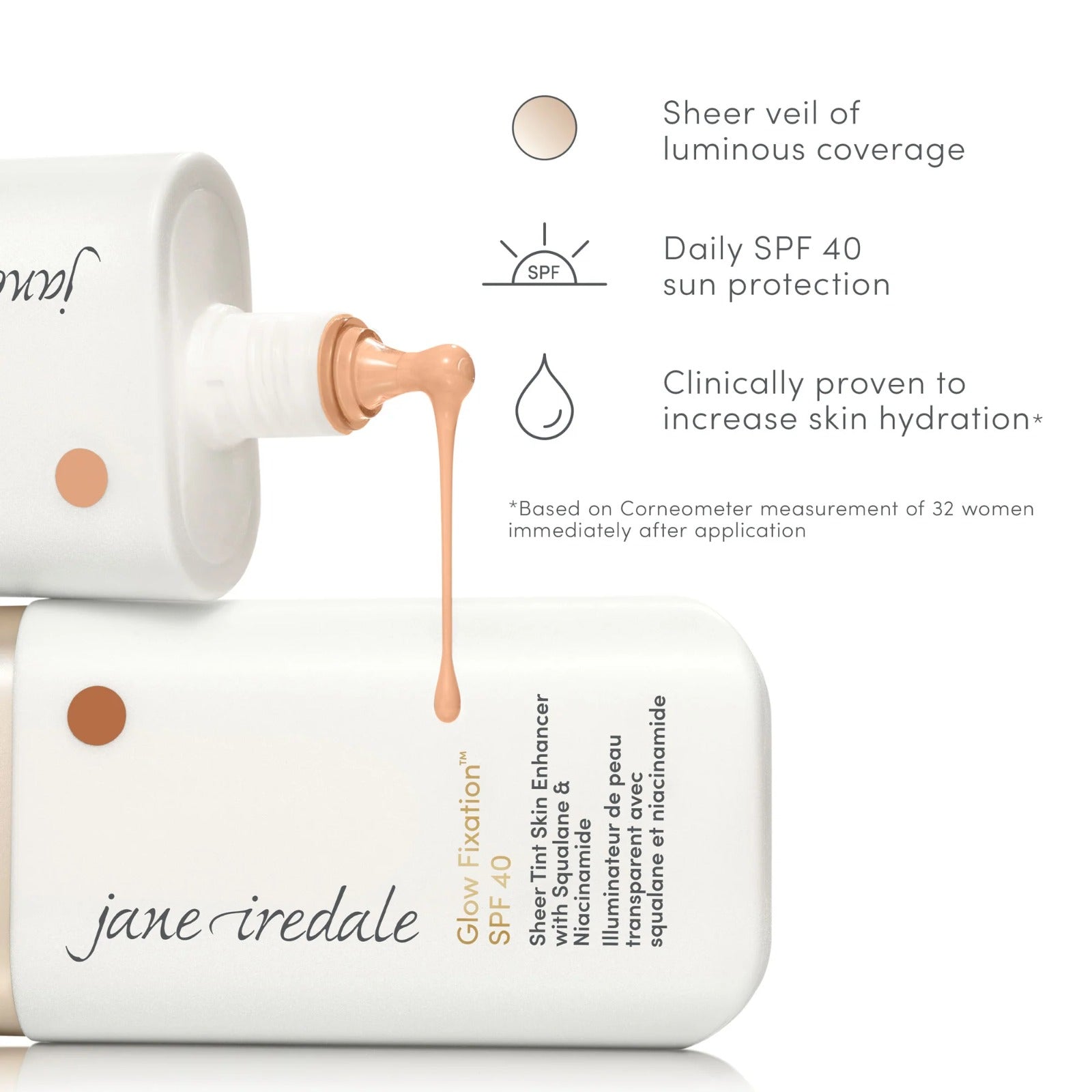 *最新產品* Jane Iredale B3琉光防曬素顏液 SPF 40