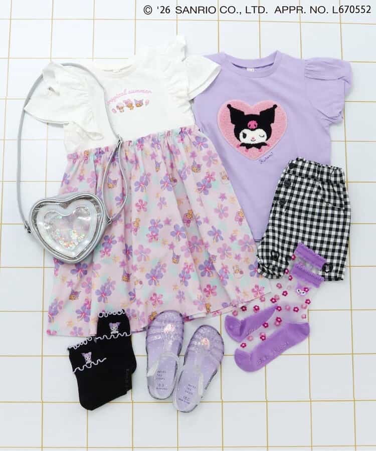 🇯🇵預訂 日本直送🇯🇵Apres les cours x Sanrio系列四色人物花朵圖案透視襪