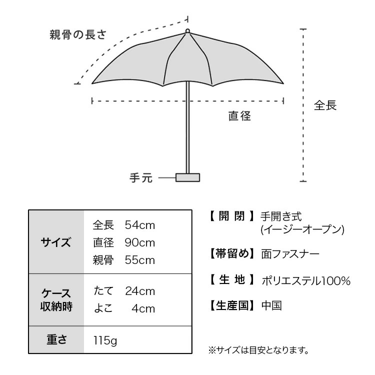WPC HANA 雨傘 - 03260166