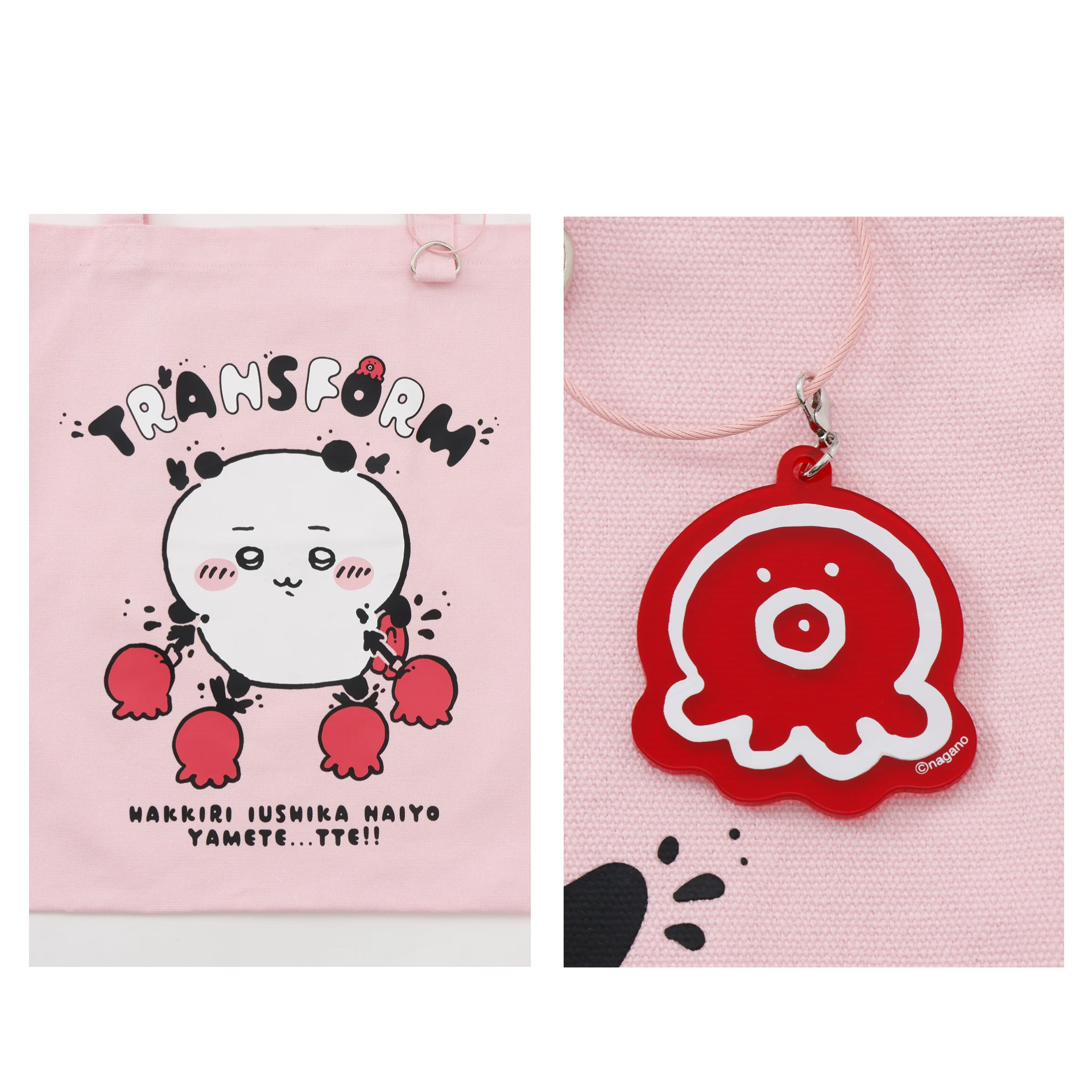 日本預訂📍日本Chiikawa章魚攻擊圖案Tote Bag