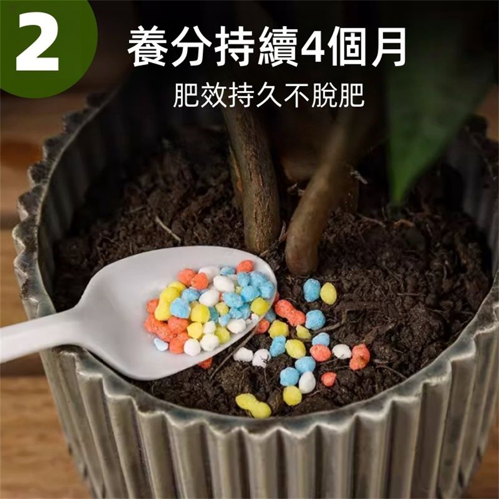 植物通用花肥 複合肥料氮磷鉀肥顆粒 綠植 多肉 盆栽 植物家用肥料 300g [平行進口] HK2676