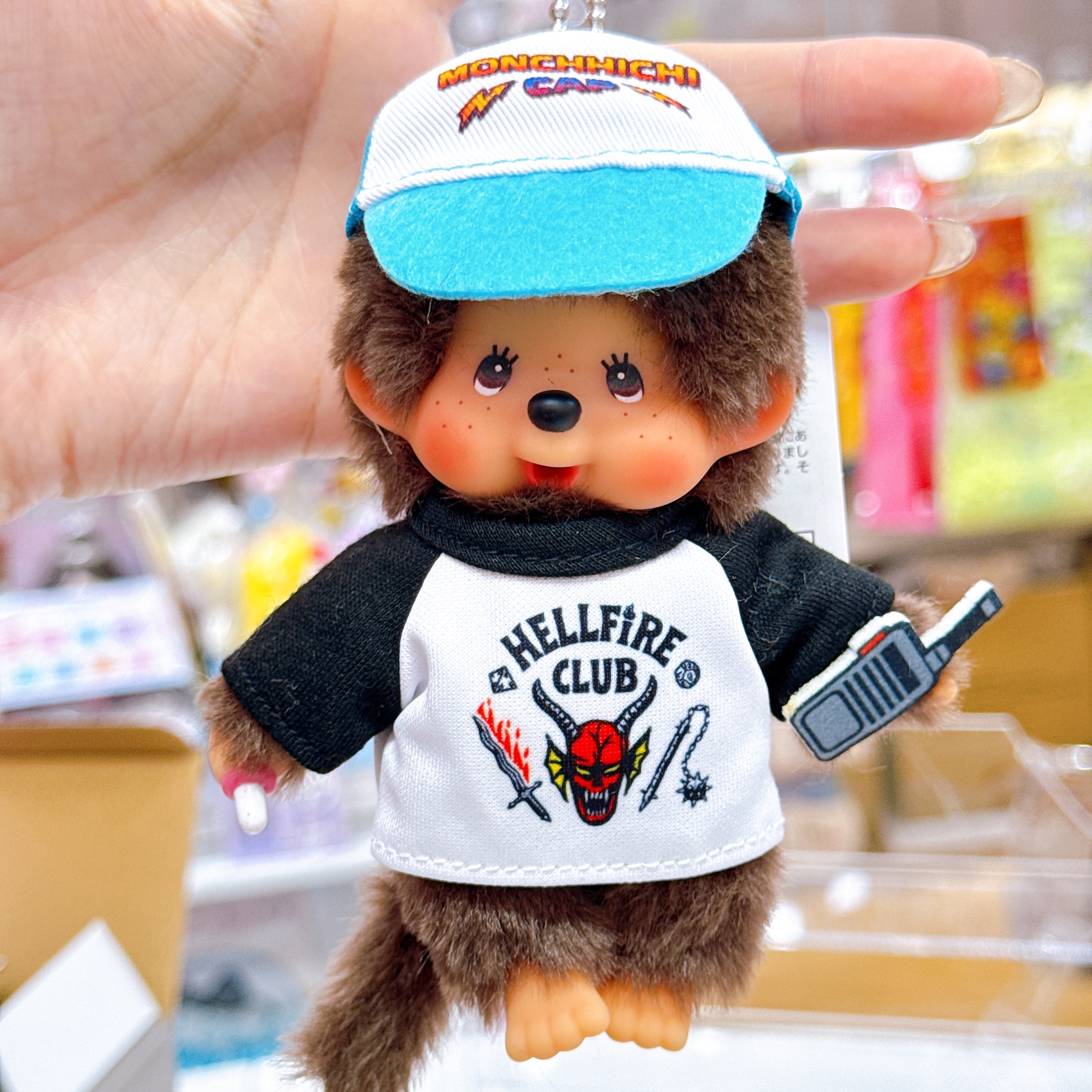 日本直送Monchhichi 怪奇物語合作系列公仔掛飾