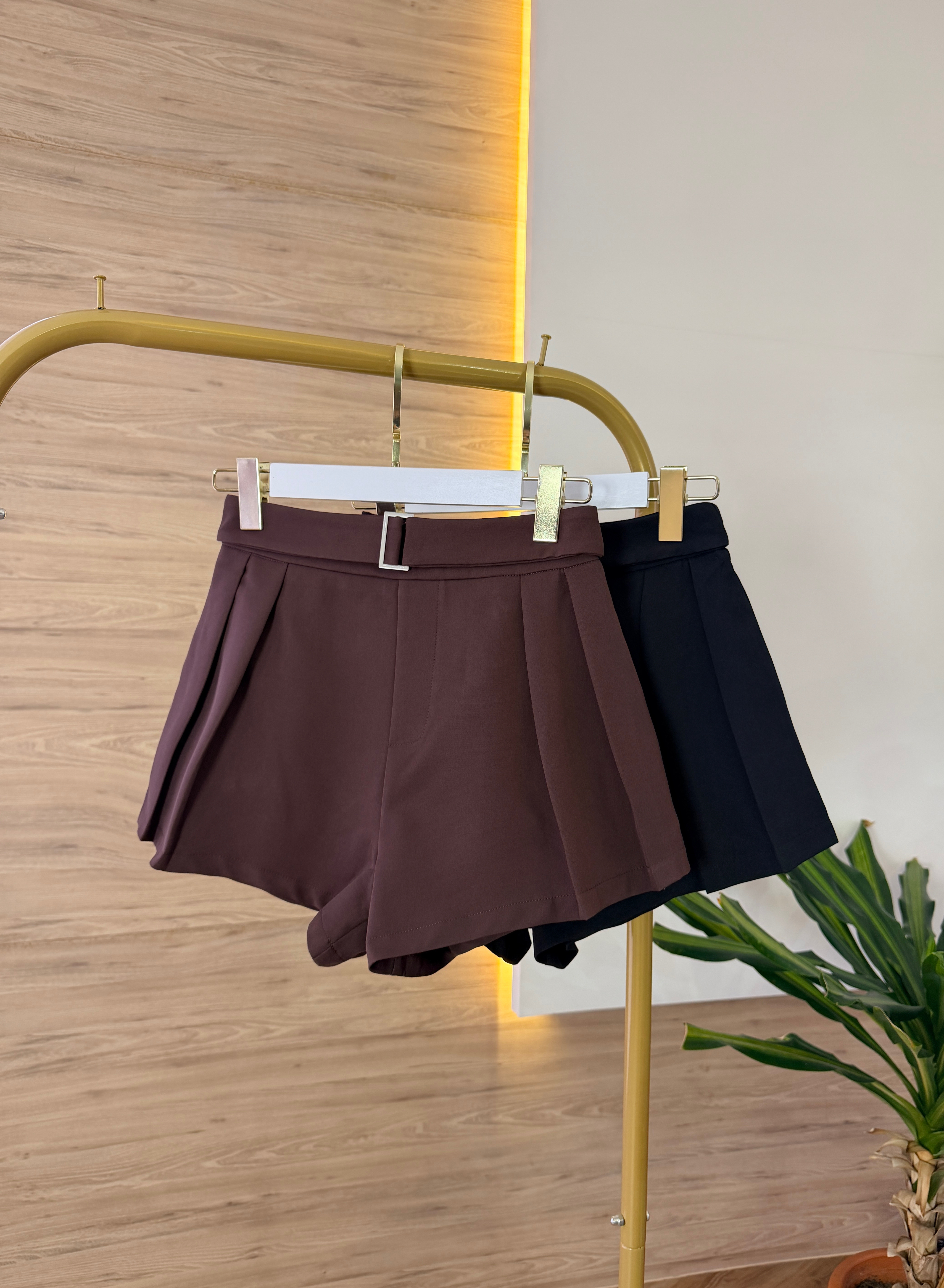 Aurelia Luxe Pleated Short