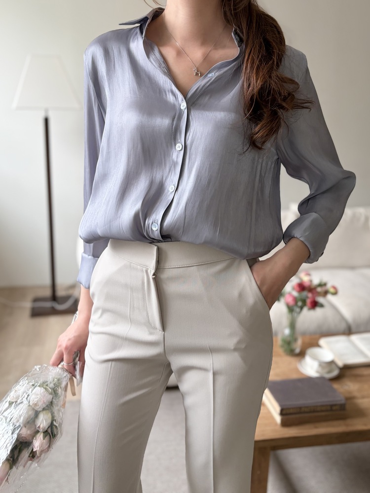 Silken Glow Shirt (Blue)