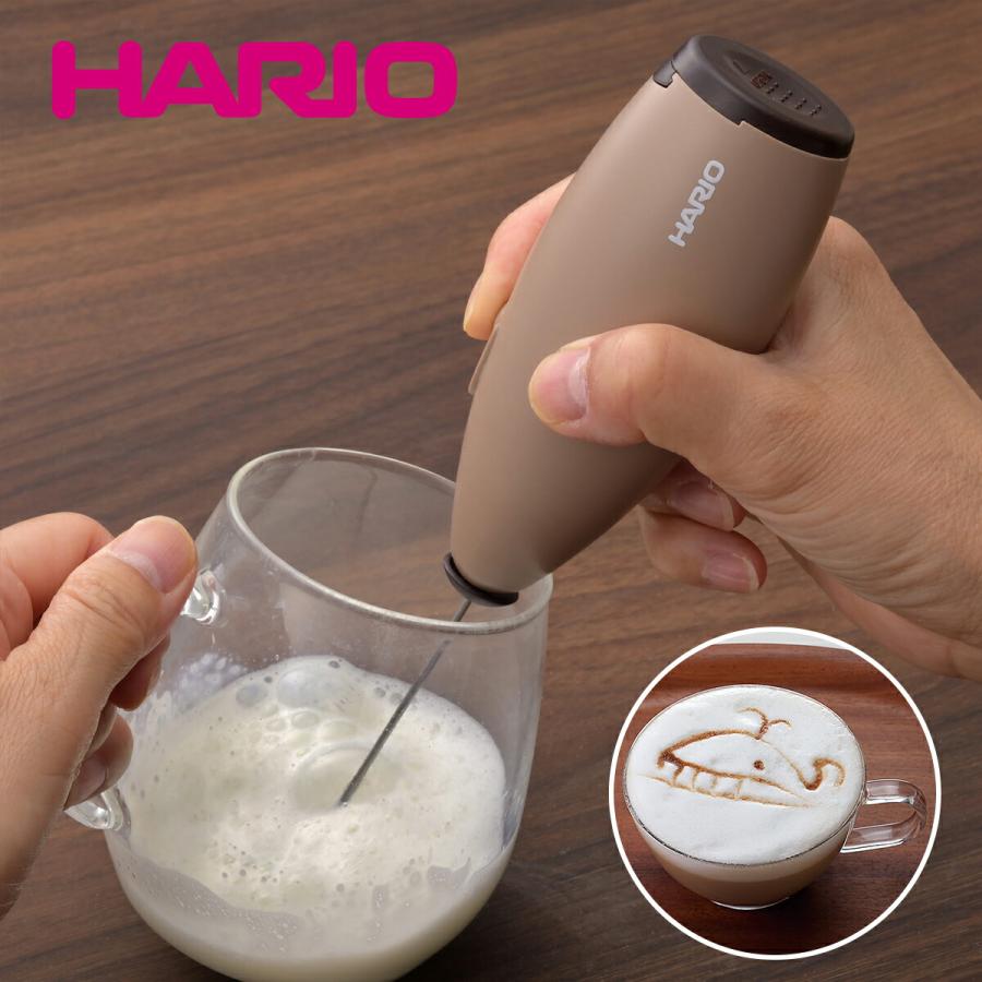 🔥🔥【日本直送《HARIO》電動奶泡器附不鏽鋼底座 (咖啡拉花專用)】