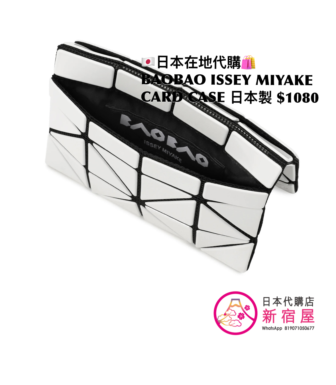 BAOBAO ISSEY MIYAKE CARD CASE