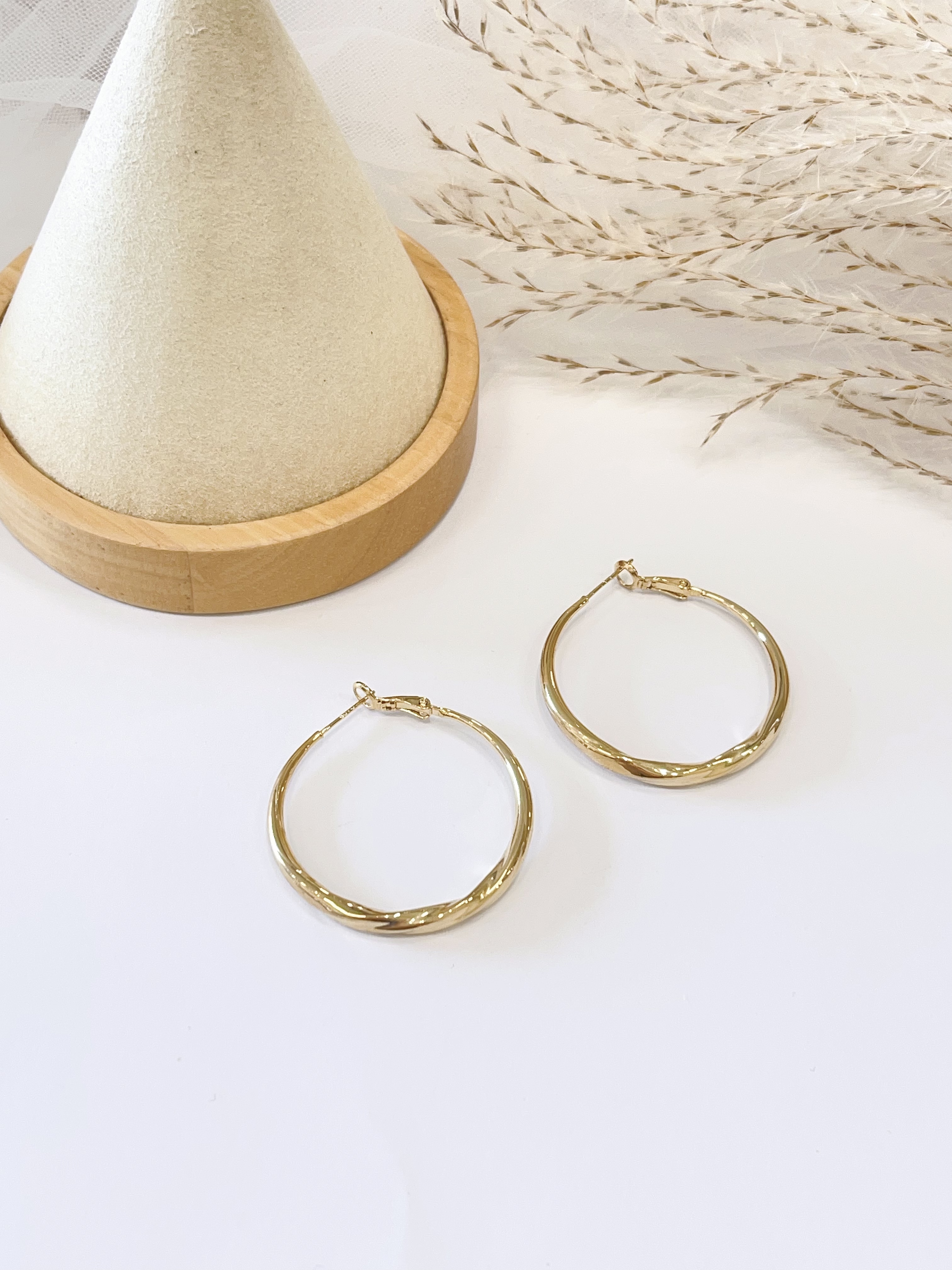 流金之环小设计感耳环