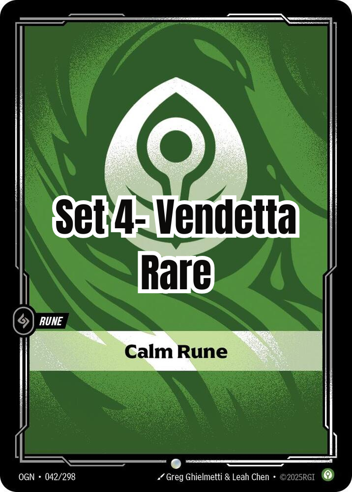 Vendetta - Rare - Clam Rune (Set 4)