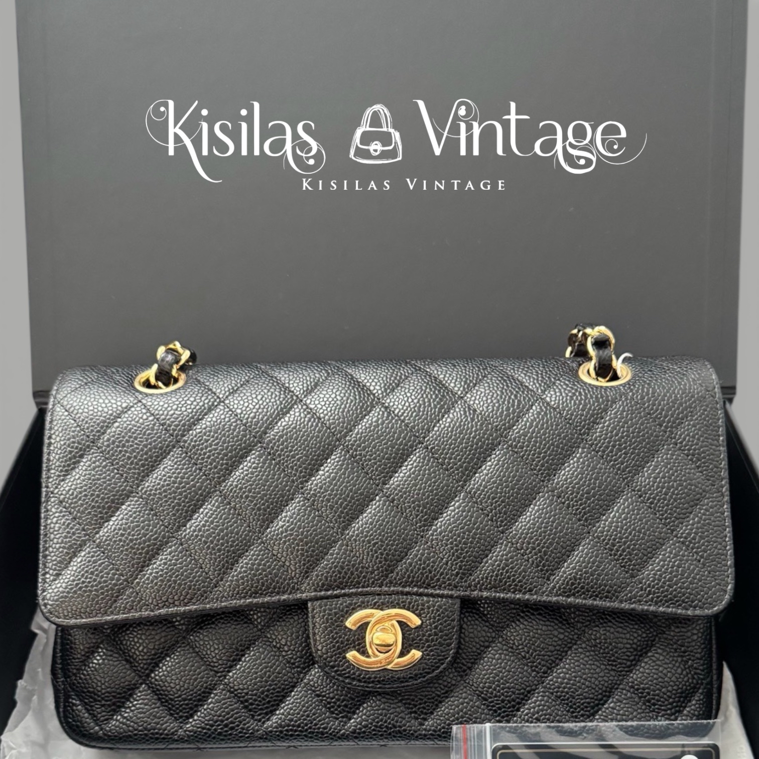 Chanel Caviar CF25 金扣