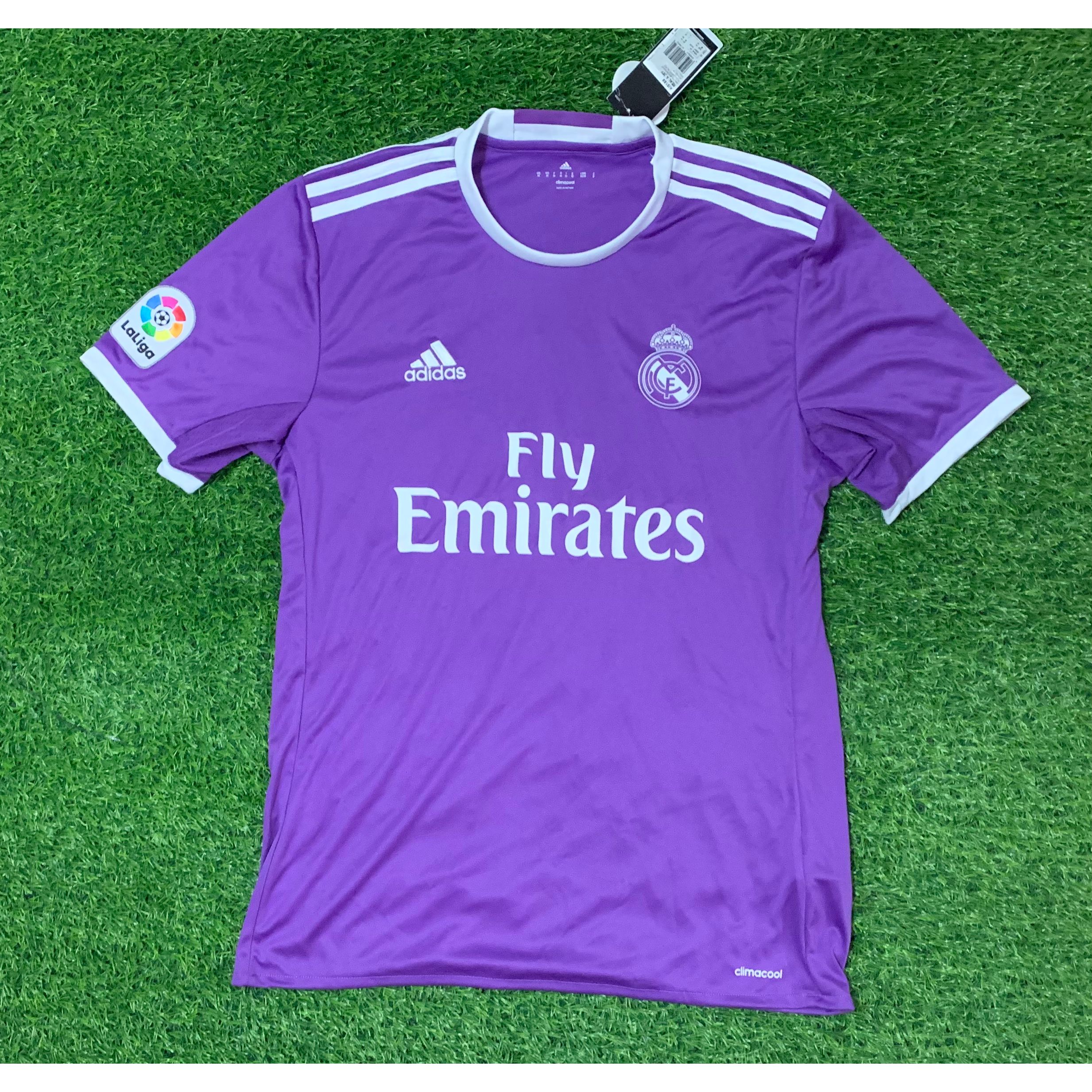 A2 2016-17 皇家馬德里 皇馬 作客 球迷版 短袖 連 原裝復刻字 7 Ronaldo