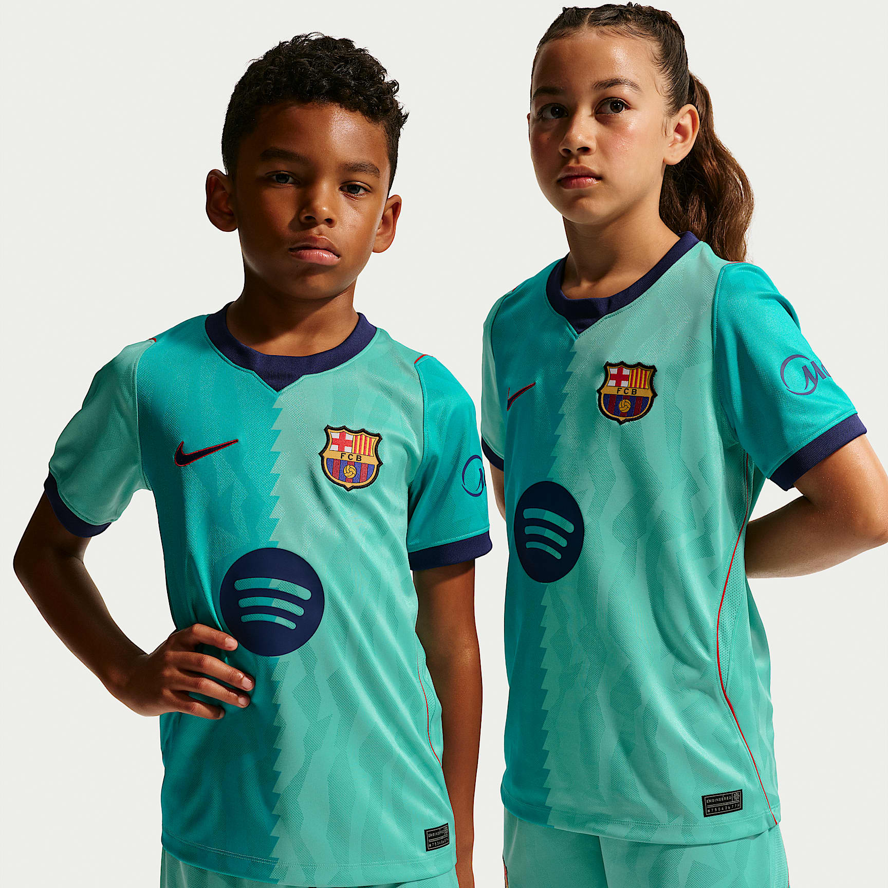 Nike Barcelona 巴塞羅拿 2026-27 三客童裝球迷版球衣 (可加印字章) II6686