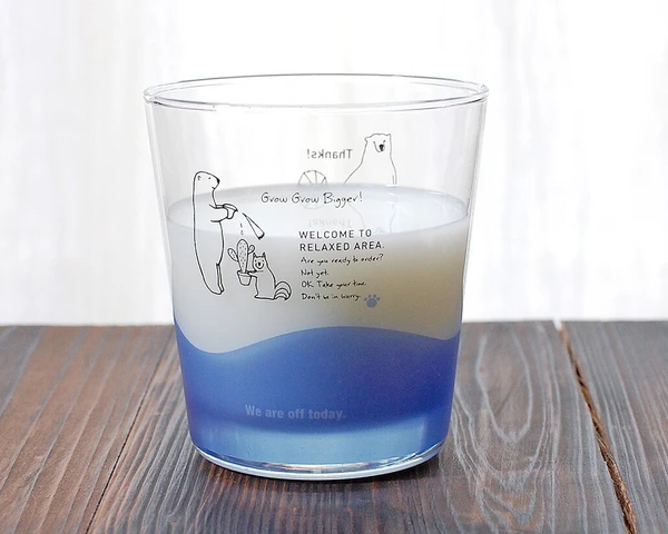 日本進口熊仔玻璃杯