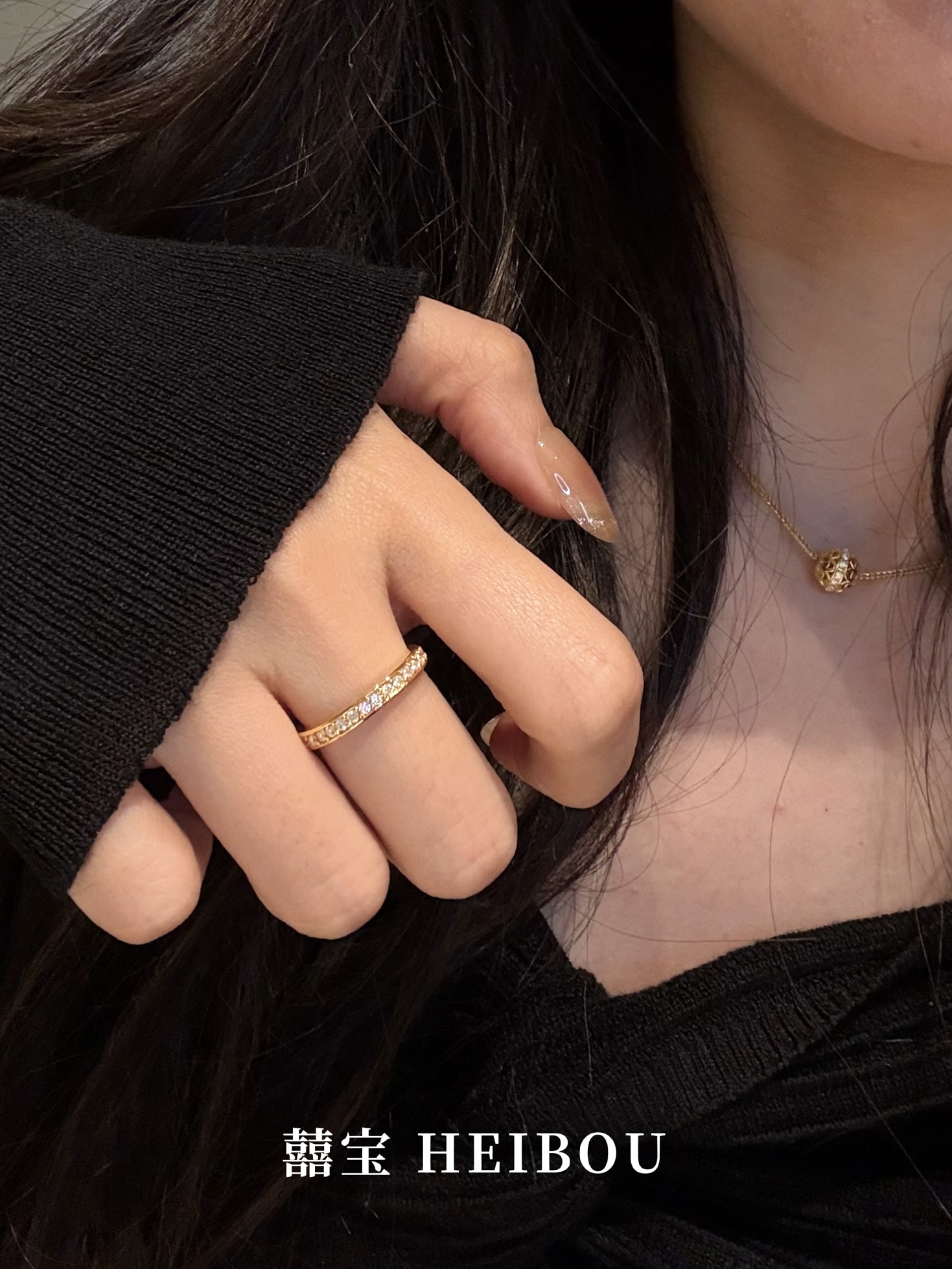 【5D镶嵌】排钻戒指