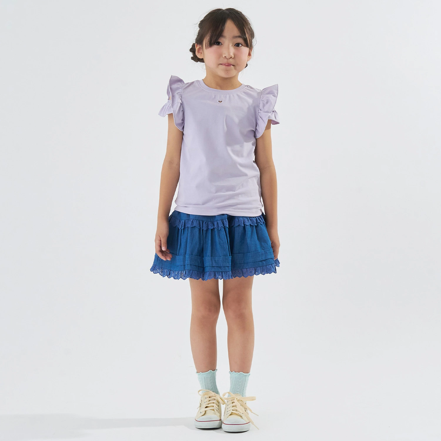 🈹 🆕【⭐訂購⭐】🌀 🇯🇵 日本直送 飄逸 層疊褶襉設計 蕾絲半身裙［4款選］🌀 [ELJA-0093][261020]