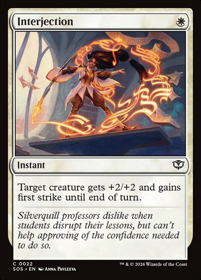 [EN] [Foil] Interjection [SOS-022] C