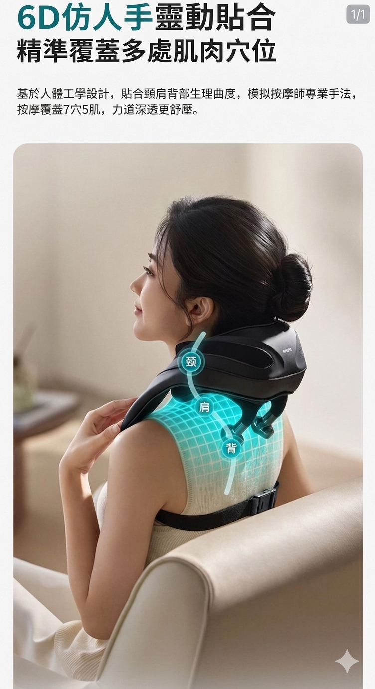 飛利浦 Philips PPM5207N 披肩式按摩器 (預購產品)