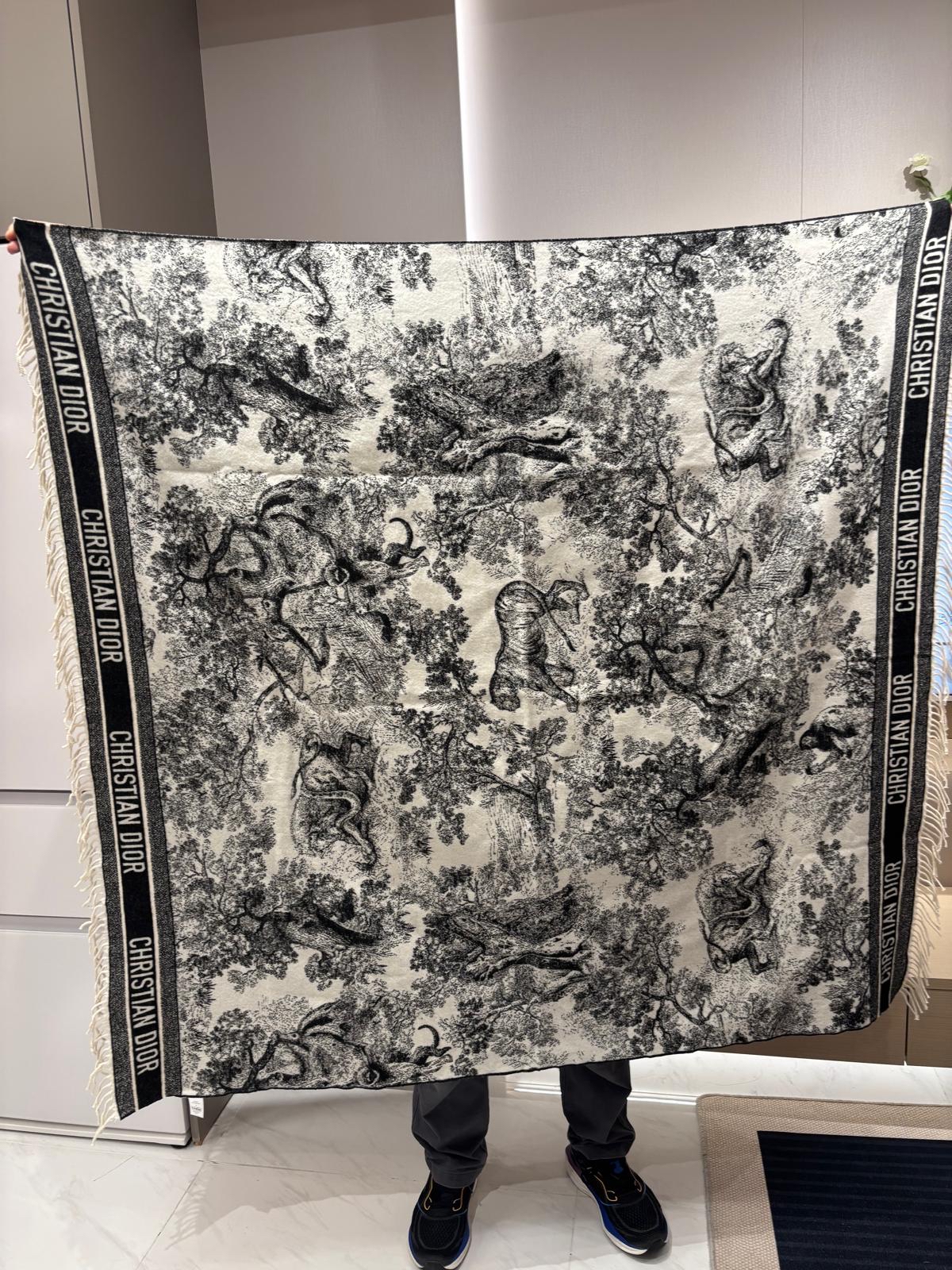 Christian Dior Wool Scarf羊毛圍巾 100%Authentic, 98%New