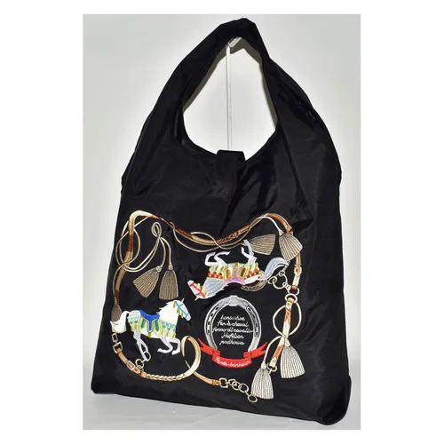 日本🗾直送特色馬🐴圖案刺繡可折疊包袋現貨🤩