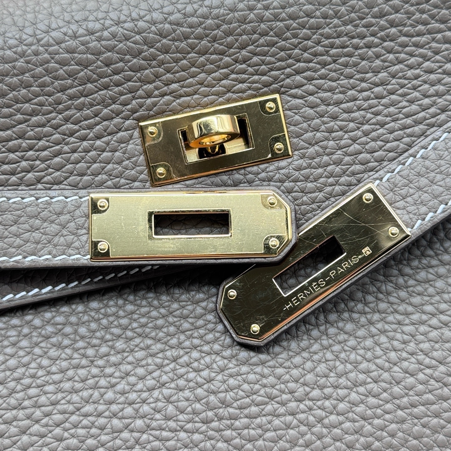 Pre-Owned HERMES Kelly 28 / Stamp A / 大象灰 / Product Code: Y090101