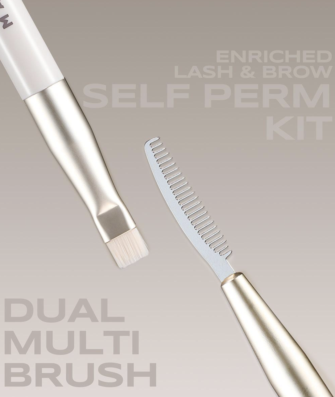 韓國 Marshique 二合一自助 燙睫毛眉毛 套裝 7次份｜ENRICHED LASH & BROV SELF PERM KIT