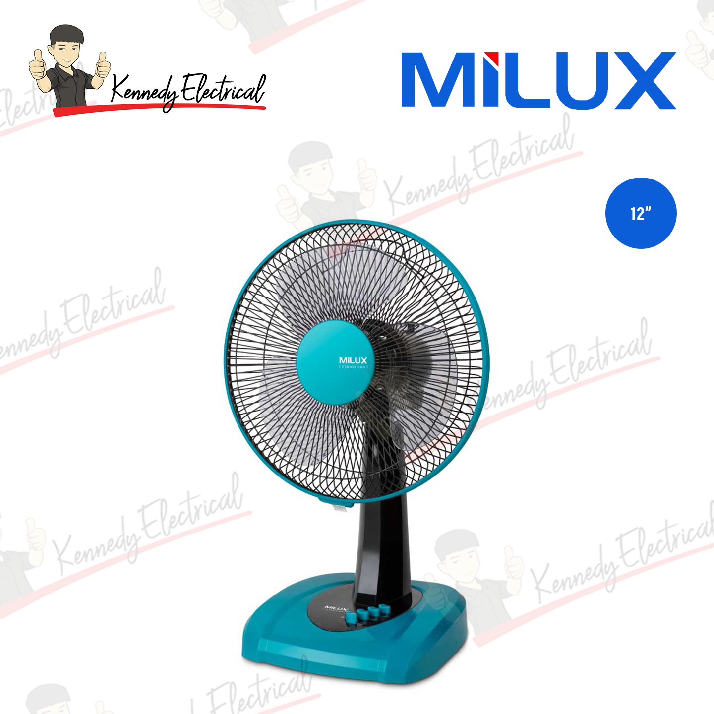 Milux 12" Table Fan (MTF-1201 SE)
