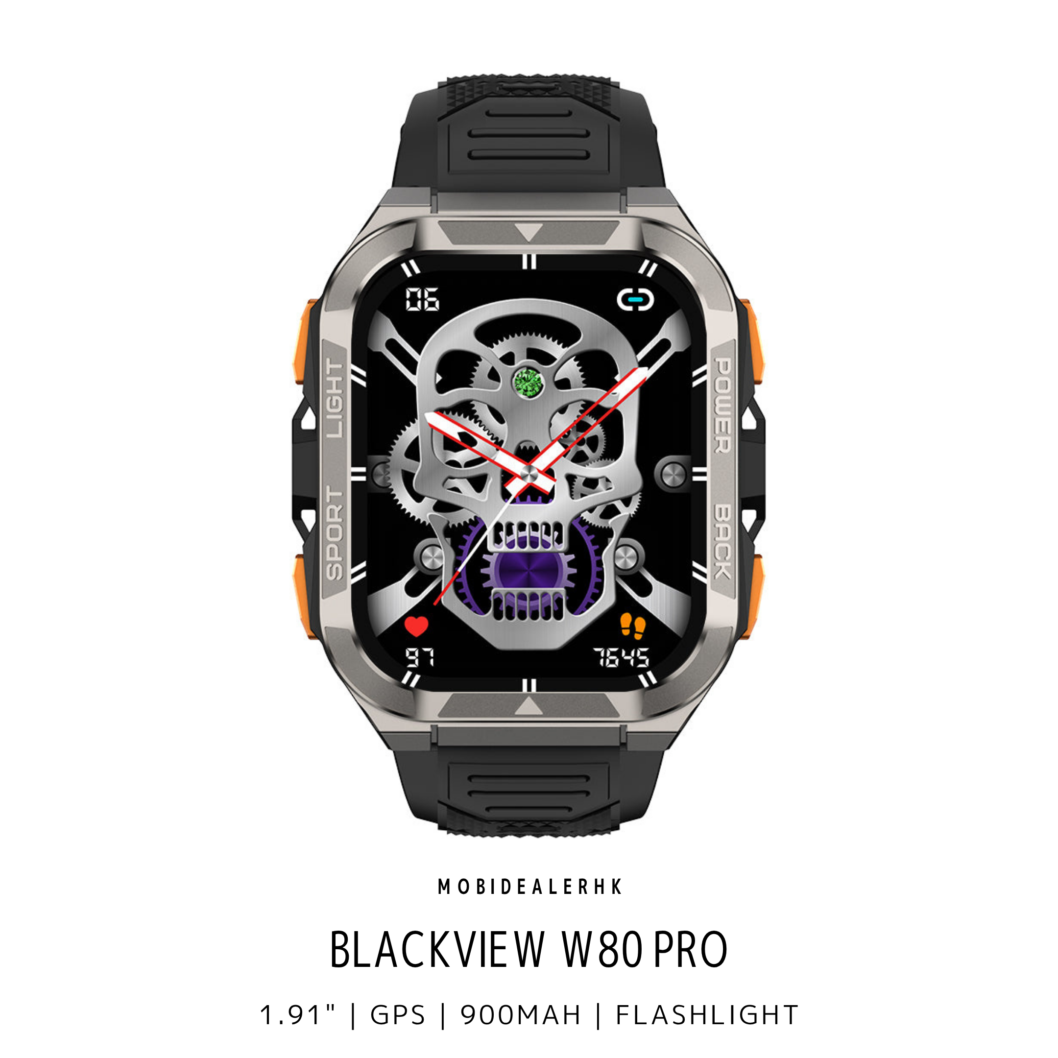 Blackview W80 Pro 三防智能手錶 | Blackview W80 Pro Rugged Smartwatch 