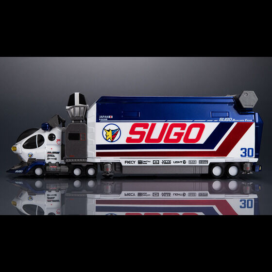 (預訂訂金 $300) (總價 $895) MegaHouse C.F.C. -HE- DX Cyber​​ Formula Collection -Heritage Edition- Sugolegerd 10V5000 & Super Asurada 01 Circuit Mode CFC -HE- DX 新世紀GPX 高智能方程式 菅生車隊運輸維修車 10V5000 & 超級雷神 01 Circuit Mode 套裝 (行版)